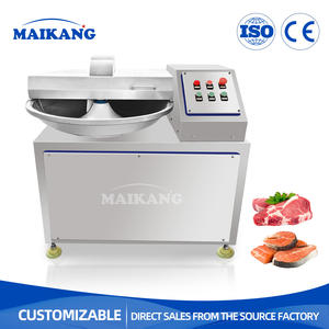 Machine professionnelle de découpe de pois chiches et de viande ; Émulsifiant haute vitesse pour la production de houmous et de pâte de falafel lisses - Product Image 2