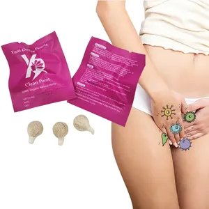 Marque privée de fibroïdes de fertilité naturelle biologique, vente en gros de tampons vaginaux propres, vente en gros de perles de détox yoni