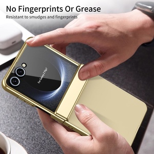 Funda de Teléfono Mate AG de Alta Calidad para Samsung Z Flip 8 3 4 5 6 7 con Protector de Pantalla Frontal, Bisagra Plateada y Cubierta Trasera Antigolpes - Product Image 6
