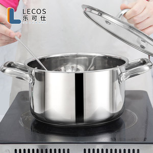 Lecos thương mại nhà bếp tương thích đung thép không gỉ siêu viên nang dưới Cookware sets súp Chứng Khoán nồi cho bán - Product Image 4