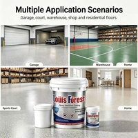 Peinture liquide autolissante pour sols en résine époxy, sable coloré, imitation marbre, revêtement en béton, imperméable, résistant à l'usure