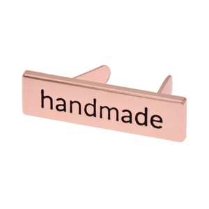 Étiquette métallique personnalisée en alliage pour sacs, avec logo de marque - Product Image 2