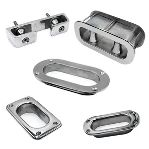 Perangkat Keras Laut 316 Baja Tahan Karat Casting Presisi Roller Fairlead Jangkar