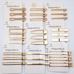 Inspiré coréen bricolage carré perle épingle à <span class=keywords><strong>cheveux</strong></span> populaire métal <span class=keywords><strong>coupe</strong></span> bec de canard pince 5cm alliage <span class=keywords><strong>cheveux</strong></span> accessoires fabricant en gros - Product Image 1