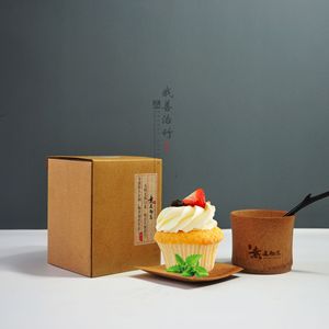 Bamboo Coffee Utensils <b>Set</b> Natural Or Carbonized Color Three Piece For <b>Tea</b> Drinking Household Use - Product Image 2