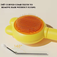 Brosse double face multifonctionnelle écologique en plastique pour enlever les poils d'animaux (chats, chiens, petits animaux) et nettoyer les tapis