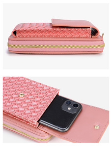 Borsa a tracolla semplice moda da donna con catena in pelle sintetica borsa piccola borsa cosmetica per donna portafoglio quotidiano femminile - Product Image 3