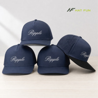 Casquette de baseball unisexe personnalisée pour homme, 5 panneaux, en nylon, perforée au laser, respirante, séchage rapide, casquette de sport, cyclisme