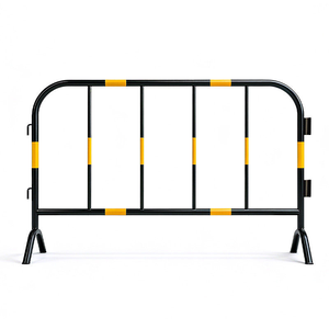 Barrières de sécurité portables pour la gestion des foules, ponts de sécurité mobiles pour piétons, barrières de pieds, réflecteurs prismatiques haute intensité - Product Image 1