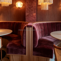 Le meilleur choix pour les entrepreneurs en restauration : fauteuils rembourrés épais à structure robuste pour restaurants