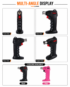 YIZHENG Briquet électronique à plasma personnalisé, sans fumée, coupe-vent, accessoires électroniques, design unique, torche à gaz jet - Product Image 4