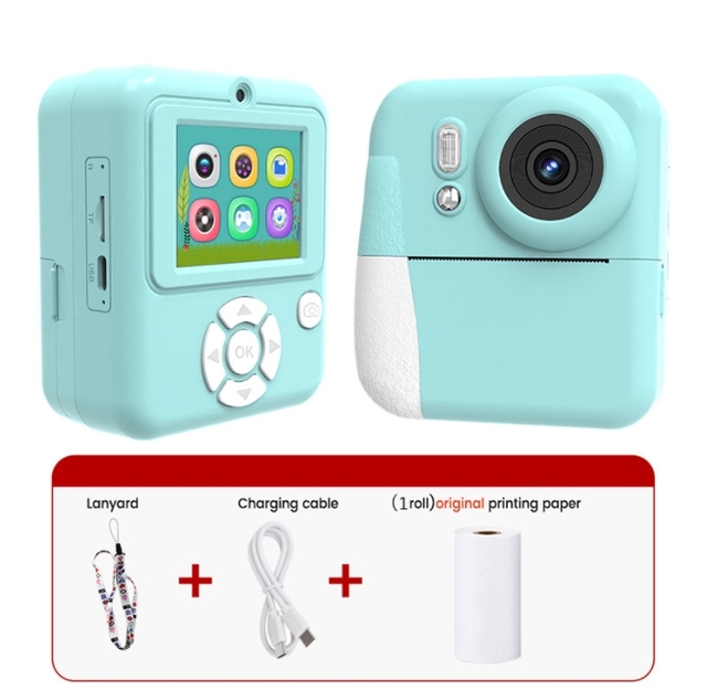 Kids Camera Instant 1080P Instant Print Camera for Kids Toys Boys Girls Funny Selfie Digital Camera Thermal Q10 Mini Printer