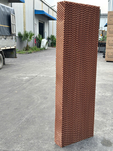 Tapis de refroidissement évaporatif avancé 1500x600x150mm marron en papier kraft écologique pour volailles - Product Image 3