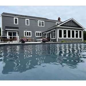 نافذة فاخرة كبيرة مقاومة للأعاصير ذات زجاج مزدوج قابلة للإمالة والدوران وفتح كامل للمنازل - Product Image 3