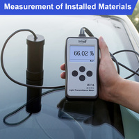 Compteur de transmittance de lumière visible de qualité professionnelle LS116, garantie 1 an, conforme CIE pour le test de verre haute transparence
