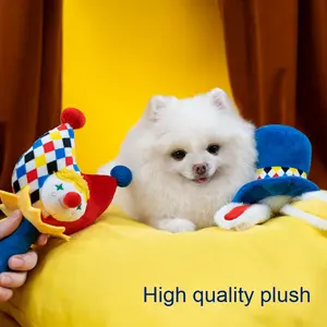 Sirk palyaço gıcırtılı köpek oyuncak köpekler kediler için dayanıklı çiğnemek oyuncak, eğlenceli sıkıntı Buster <span class=keywords><strong>Pet</strong></span> oyuncak - Product Image 3