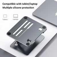 Support universel pliable en métal ergonomique, rotatif à 360 degrés, réglable en hauteur, pour iPad, MacBook, tablette PC, modèle exclusif