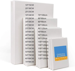 Tela Bianca Professionale su Telaio in Legno di Pino, Dimensioni Personalizzabili, per Disegno e Pittura, Scuola, Casa, Bar - Product Image 1