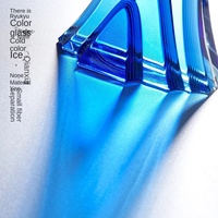Glaçure colorée thème animal trophée écologique personnalisé créatif cristal de haute qualité retraite mémorial personnel exceptionnel