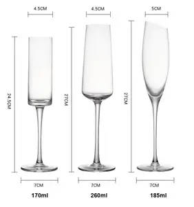 Custom Goedkope Bulk Kristal Glas Champagne Glazen Fluiten Voor Bruiloft Met Roségouden Zilveren Rand Koper Wit Zwart Cup Fluit Set