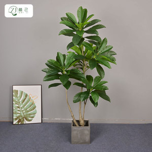 Árbol Artificial de Ficus Zhi Ji de 100cm/200cm, PVC Suave, Alta Simulación, Decoración Interior para Hogar y Hotel - Product Image 4