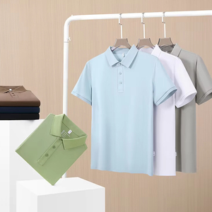 80-Count Men's Polo Shirt Ice-Feel Short-Sleeved <strong>Paul</strong> for Polo Shirts <strong>Custom</strong> Embroidered Logo Polo Shirt - Product Image 3