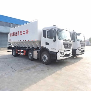 Precio de Fábrica, Camión de Alimentación a Granel Dongfeng 6X2 de 15 Toneladas para Granjas de Pollos, Patos, Cerdos y Ganado - Product Image 1