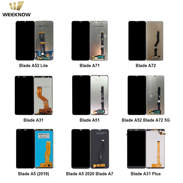 Customize Custom Mobile Phone Lcd Panel Display Replacement Touch Screen for ZTE Blade A3 Plus A31 Plus A51 A52 Lite A71 A72 5G