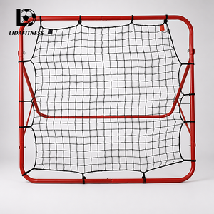 Rete Rimbalzante Portatile per Calcio con Telaio in Metallo Resistente per Allenamento di Passaggi e Tiri - Product Image 5