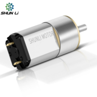 Moteur micro à engrenages de réduction DC 3,7 volts 12v personnalisé Shunli, couple élevé, diamètre de la boîte d'engrenages de réduction 13 mm pour vanne à gaz