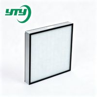 Fabricant de filtres HEPA plissés mini compacts H13 H14 à cadre en aluminium/galvanisé pour applications en salle blanche et en CVC