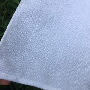 100% Polyester Linen Đồng Bằng Trắng Trà Khăn Mềm Trống Nhà Bếp Khăn 50X70 CM Cho Thăng Hoa - Product Image 3
