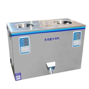 Machine de remplissage automatique REALMAX pour boissons, aliments, épices, farine et poudres, avec double tête vibrante de pesage et d'emballage - Product Image 1