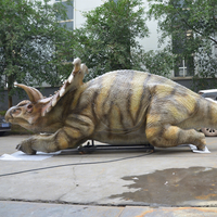 Statue de dinosaure animatronique grandeur nature Zigong, structure métallique, étanche, résistante aux intempéries, utilisation intérieure/extérieure pour centre commercial