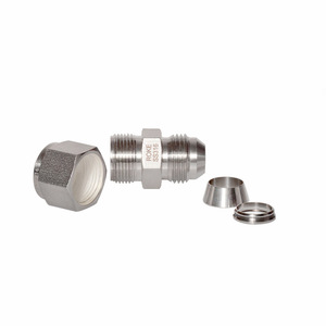ข้อต่อไฮดรอลิกแบบตรง ROKE สแตนเลส 316 ขนาด 6-25 มม. เกลียวนอก แบบปลายบาน - Product Image 5