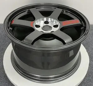 Aluminium Alloy Forged Wheel Rim | Polishing Brushed Chrome Milling Spoke | Matte Finish In Gun Gray Black Red Bronzer