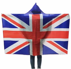 Huiyi ธงกีฬาแบบคลุมธงการเลือกตั้งสั่งทำได้ทุกประเทศธงชาติอังกฤษ
