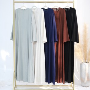 Wholesale Stylish <strong>Abaya</strong> Khimar Set <strong>Modanisa</strong> Inspired Robe Modest Muslim Long Dress Islamic Casual Wear for Ladies Dubai Fashion - Product Image 6