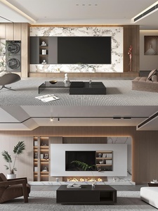 Dernier modèle modulaire de luxe en aluminium Support <span class=keywords><strong>TV</strong></span> <span class=keywords><strong>suspendu</strong></span> Armoire <span class=keywords><strong>TV</strong></span> LED cachée en aluminium sans cadre avec <span class=keywords><strong>TV</strong></span> intégrée - Product Image 4
