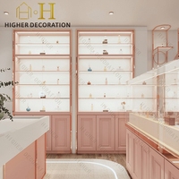 Vitrine de présentation de parfums en contreplaqué de haute qualité, personnalisable, présentoir de parfums, étagère de présentation de parfums, kiosque