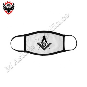 ท่อสีดำป้องกันใบหน้าผ้าฝ้ายสีขาว - Product Image 6