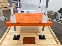 Plateforme flottante modulaire personnalisée, barge en acier à pont plat, barge de travail pour le dragage et la construction aquatique