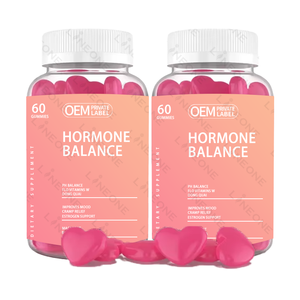 Keseimbangan hormon OEM/ODM untuk wanita Cranberry Gummy Mood Magnesium suplemen kram menstruasi - Product Image 1