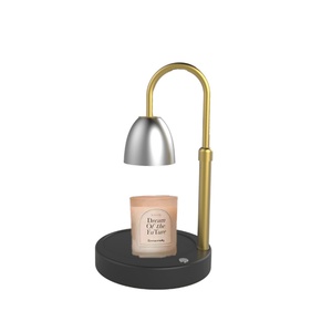 Sheerfond Luxury Metal Candle Warmer Lamp Built-in <b>Battery</b> <b>Operated</b> Wax Heater - Product Image 1