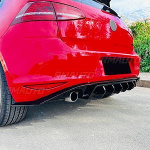 <b>For</b> VW Golf MK7 GTI 2013-2016 Body Kit Rear Bumper Lip Rear Bumper Spoiler <b>Diffuser</b> Splitter Protector <b>Car</b> Accessories - Product Image 5