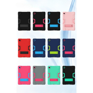 Custodia Protettiva Antiurto in EVA per Bambini per Samsung <span class=keywords><strong>Tab</strong></span> <span class=keywords><strong>A8</strong></span> 10.5 SM-X200 SM-X205 con Supporto Girevole - Product Image 1