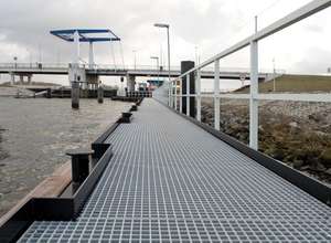 Grille ventilée 38*38*38 FRP Grilles de sol Grille en fibre de verre avec service de coupe pour passerelle de Pigeon Lofts de course - Product Image 2