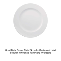 Assiette plate Delta 24 cm Gural D124Du00