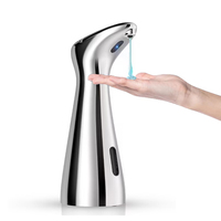 Dispensador Automático de Jabón Líquido sin Contacto, a Pilas, Impermeable, de 200 ml, con Certificación CE y FCC, para Baños de Hotel, Venta al Por Mayor