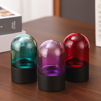Bouteille en verre colorée de 100 ml avec bouchon de sécurité pour enfants, pot en verre avec dôme en verre de 26 dram, pot en verre résistant aux enfants, bouchons anti-enfants